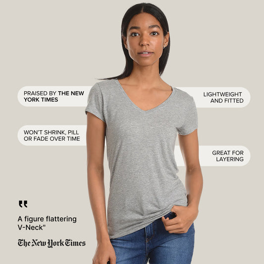 Fitted V-Neck Marcy Tee  V-Neck tees