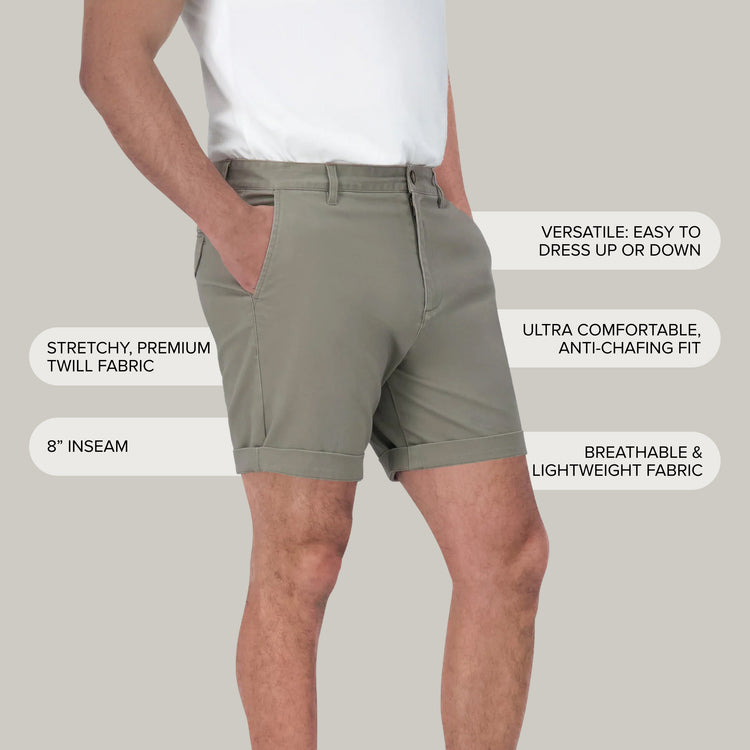 Men wearing Sand Stretch Chino Short