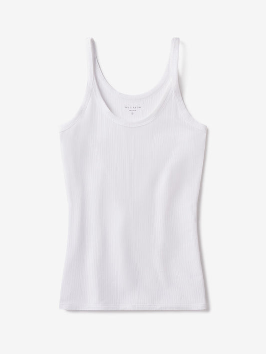 Lounge Scoop Neck Cami White Cami lounge
