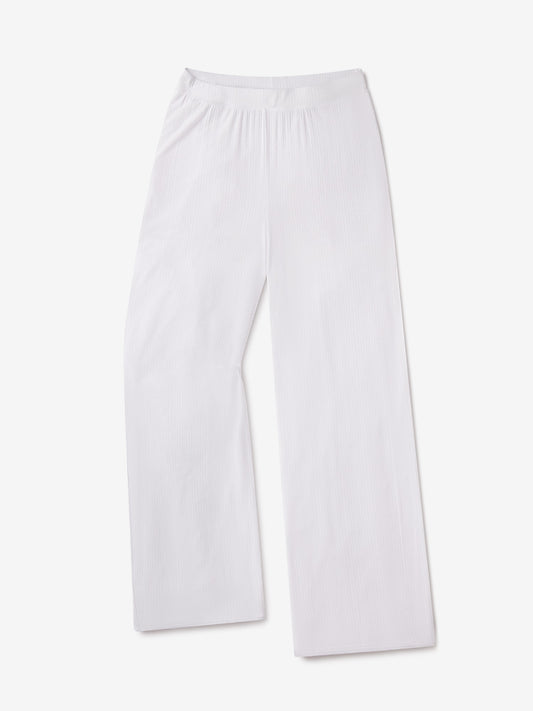 Lounge Wide Leg Pants White Pants lounge