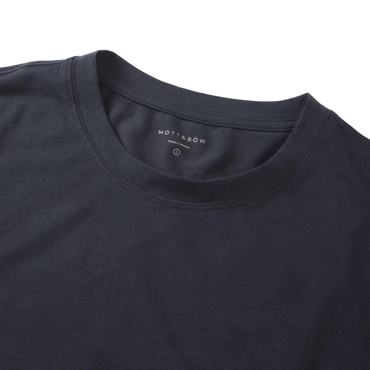 Men wearing Navy Luxe Stretch Tee