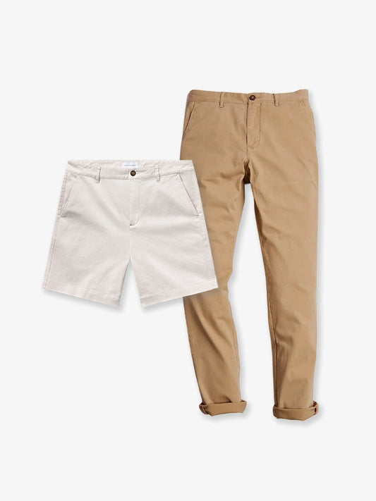 Bundle 25: 1 pair of Chino Shorts + 1 Pair of Chino Pants  breadcrumb_mens-sets__mens-bundles jeans