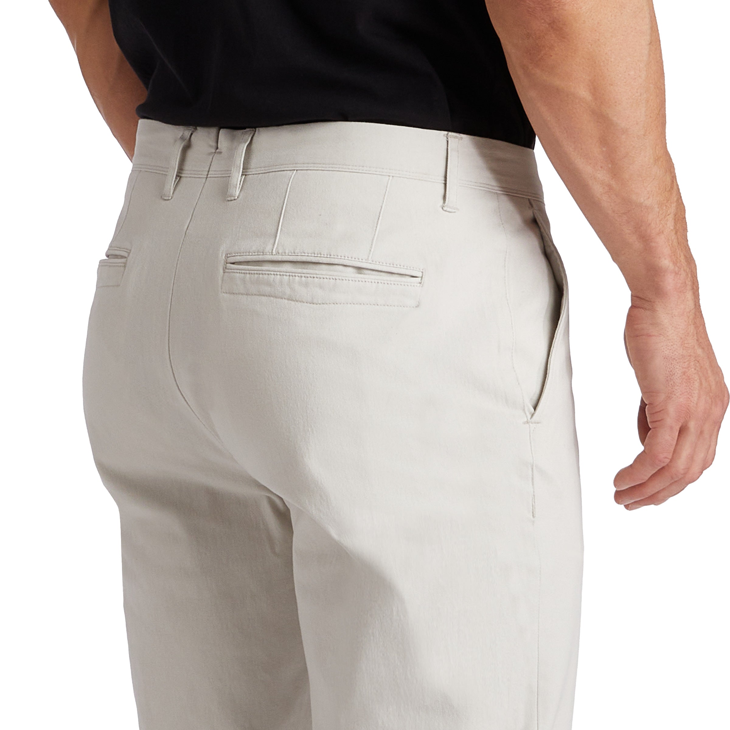 Men wearing Beige Everyday Comfort Slim Chino Pants