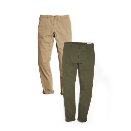 Everyday Comfort Slim Chino Pants 2-Pack  Slim pants