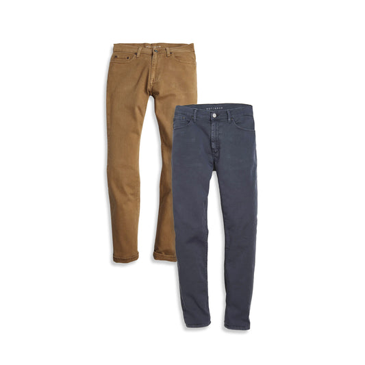 Slim Mercer Jeans 2-Pack Khaki/Slate Slim jeans