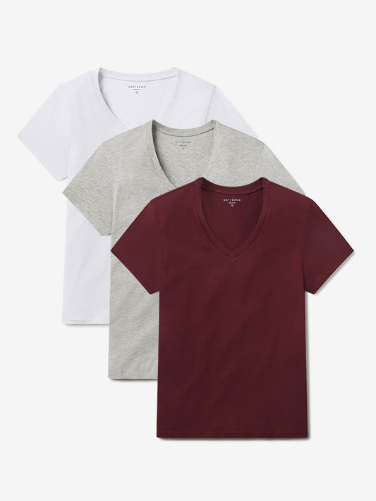 Fitted V-Neck Marcy 3-Pack  bdl3_women_vneck_tee tees