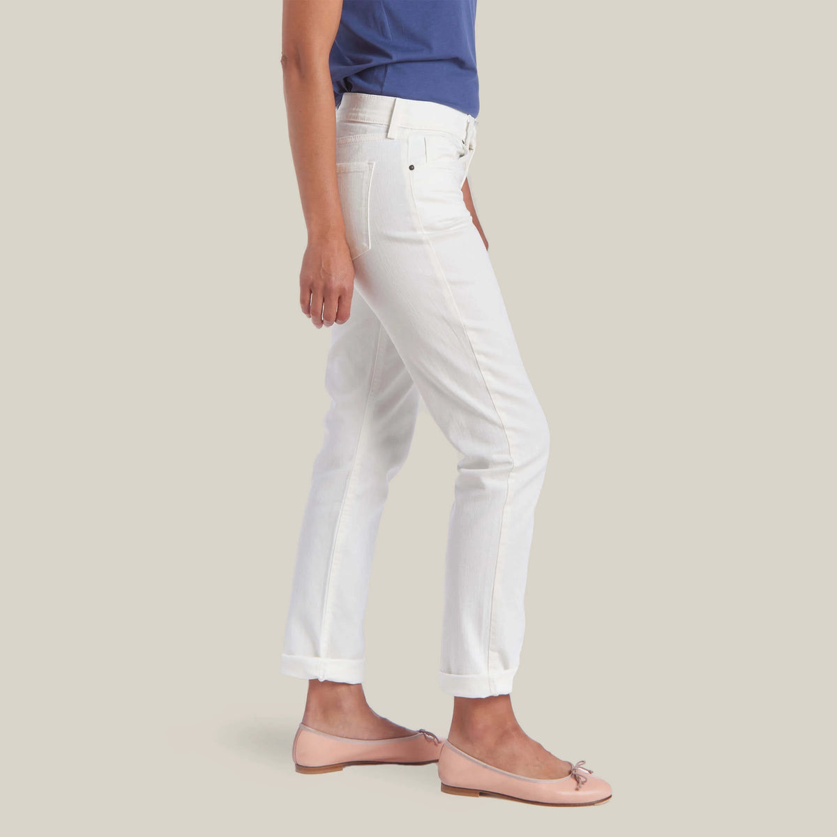 Women wearing Os Slim Boyfriend Mercer Jeans
