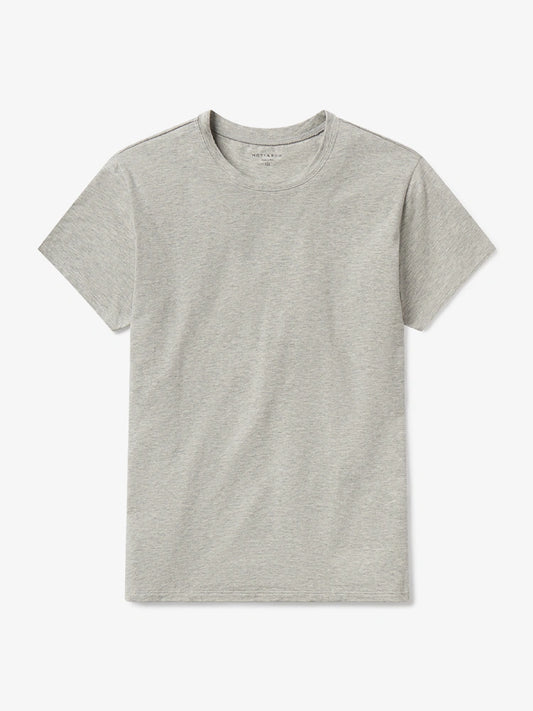 Everyday Luxe Crew Tee Heather Gray Crew tees