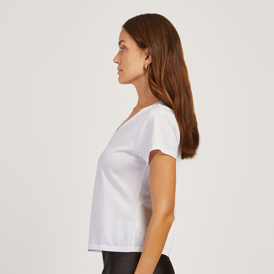 Everyday Cotton Relaxed V-Neck Tee  V-Neck tees