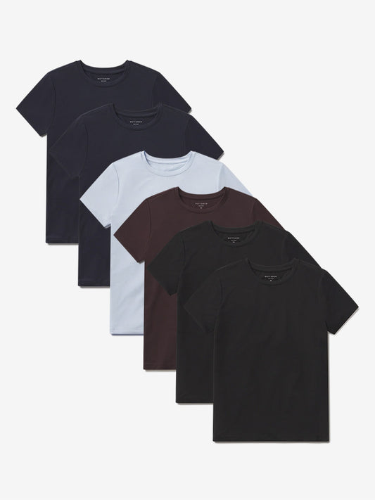 Second Skin Crew Tee 6-Pack  bdl6_women_second_skin_crew tees