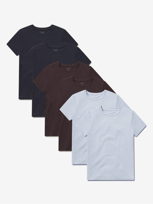 Second Skin Crew Tee 6-Pack  bdl6_women_second_skin_crew tees