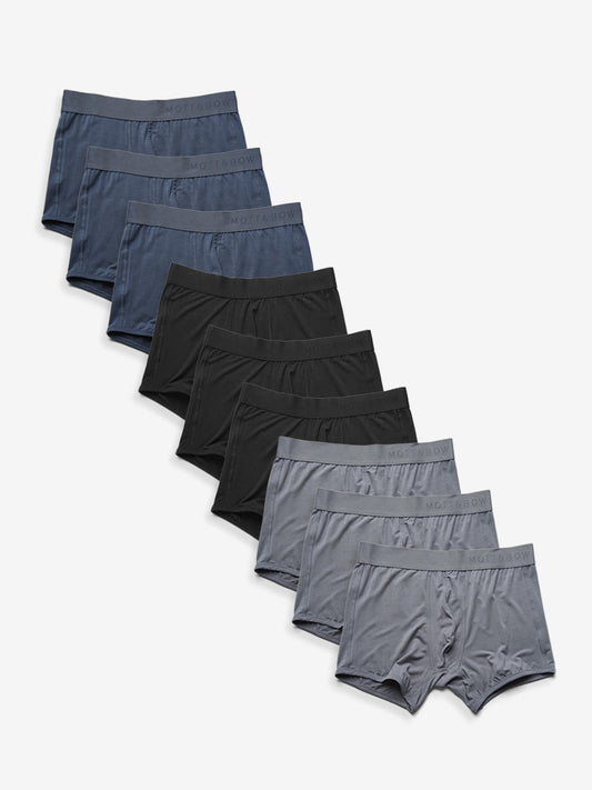Trunks 9-Pack Black/Steel Gray/Gray Trunk underwear