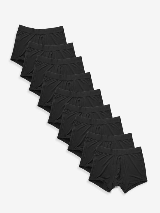 Trunks 9-Pack Black Trunk underwear