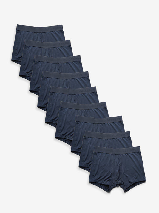Trunks 9-Pack Navy Trunk underwear
