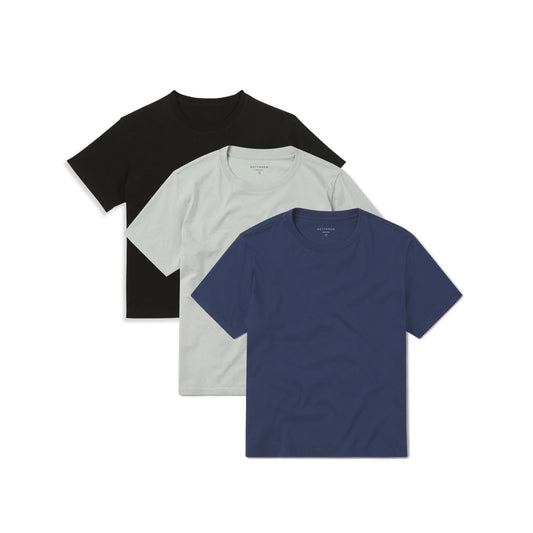 Everyday Cotton Crew Tee 3-Pack  Crew tees