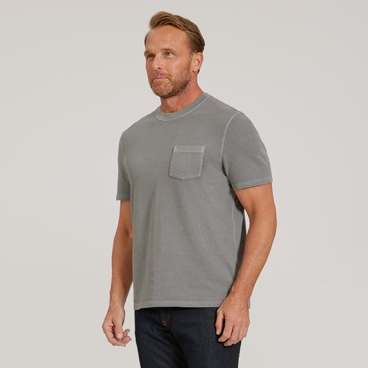 Heritage Weighted Tee Vintage Pewter heritage tees