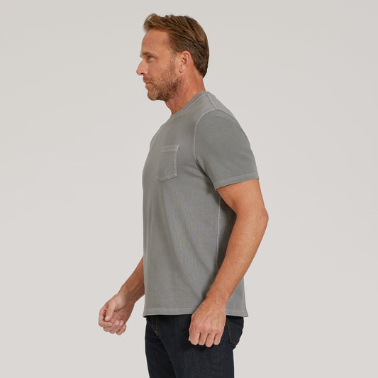 Heritage Weighted Tee Vintage Pewter heritage tees