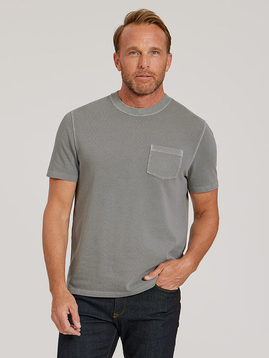 Heritage Weighted Tee Vintage Pewter heritage tees