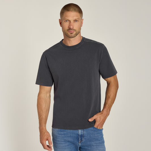 Cotton Jersey Oversized Tee Vintage Gray Oversized tees