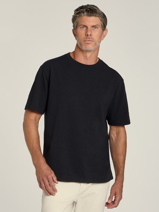 Cotton Jersey Oversized Tee Vintage Black Oversized tees