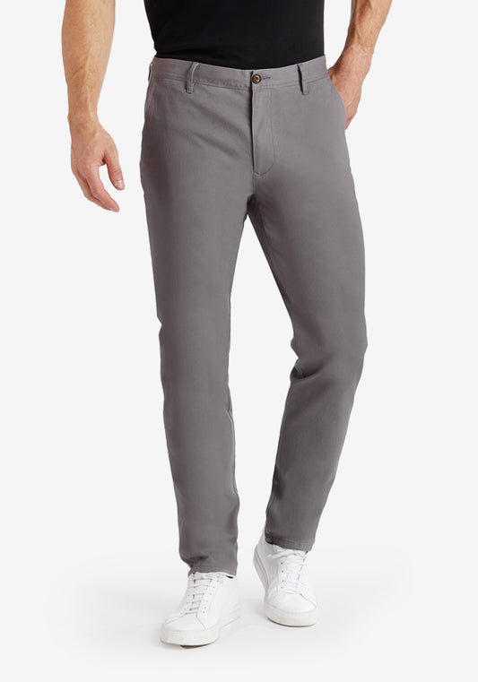 Everyday Comfort Slim Chino Pants Gray slim-pants pants