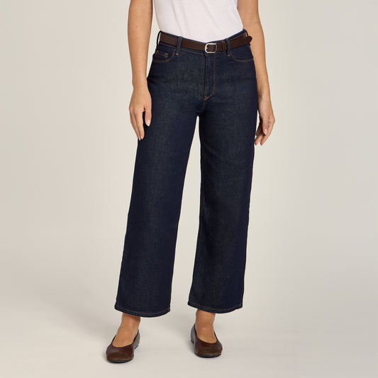 High Rise Cropped Straight Leg Gilmore  High-Rise Cropped jeans