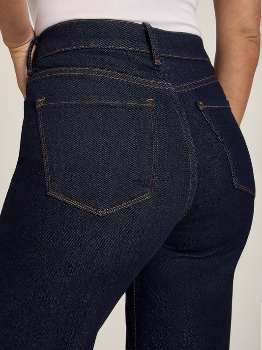 High Rise Cropped Straight Leg Gilmore  High-Rise Cropped jeans