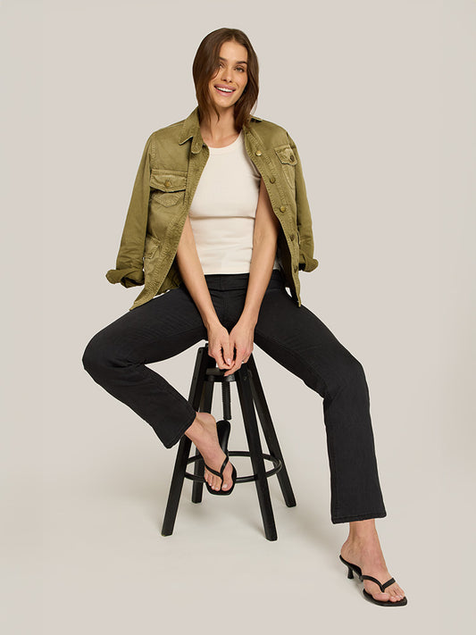 High Rise Miniboot Ankle Orchard Jeans  High-Rise jeans