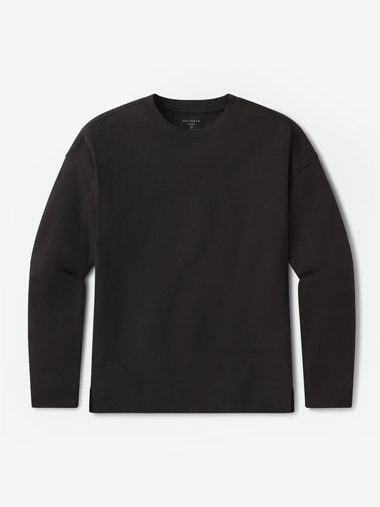 Cotton Jersey Oversized Long Sleeve Tee  Crew tees