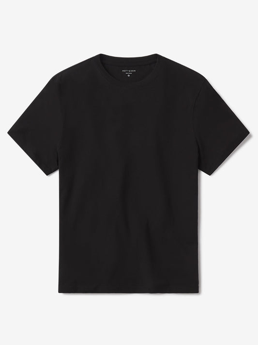 Luxe Stretch Tee Black luxe tees