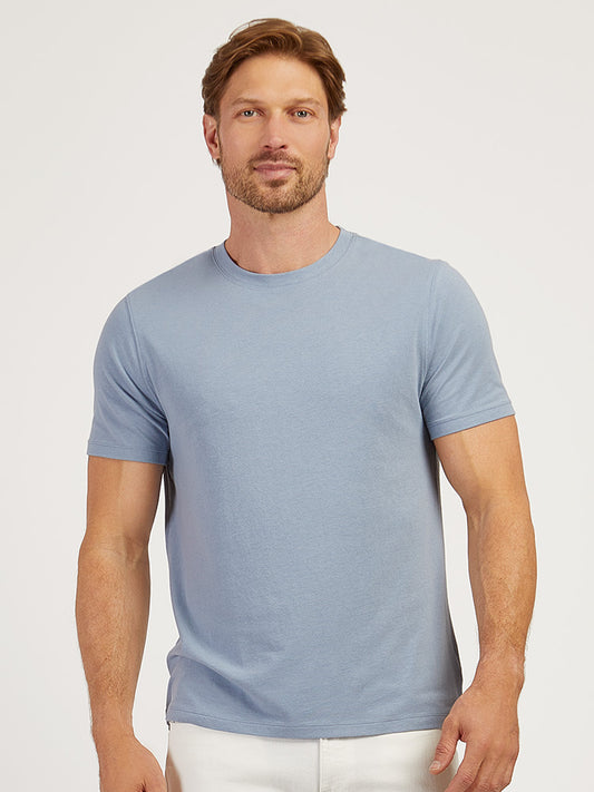 Luxe Stretch Tee California Blue Crew tees