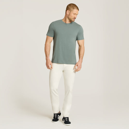 Luxe Stretch Tee Sea Grass luxe tees