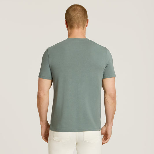 Luxe Stretch Tee Sea Grass luxe tees