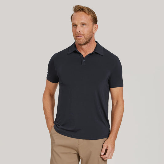 Luxe Performance Polo Navy luxe-polo tees