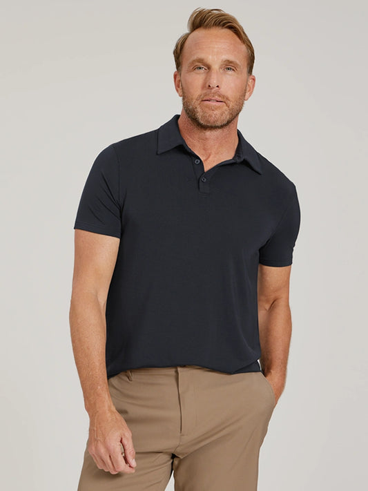 Luxe Performance Polo Navy luxe-polo tees