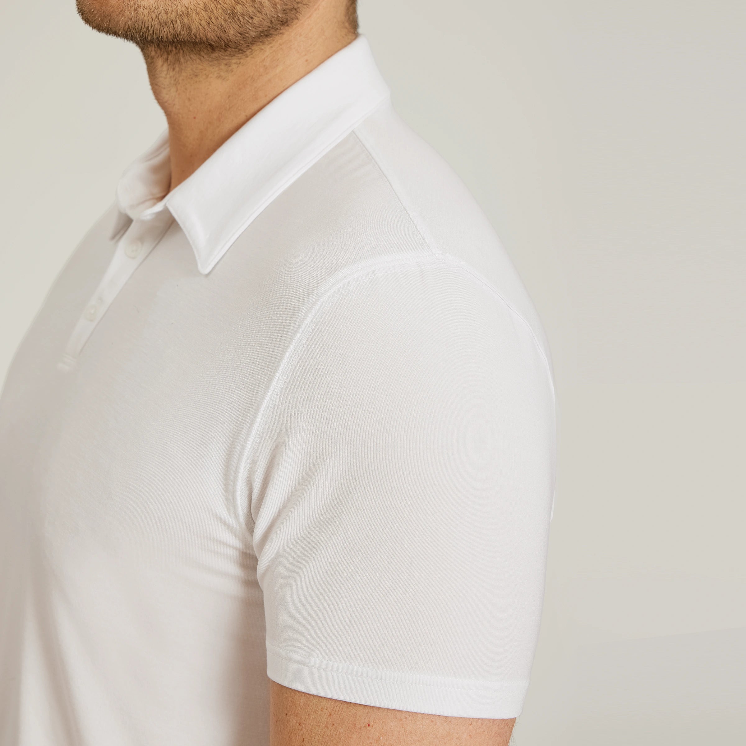 Men wearing Blanco Luxe Performance Polo