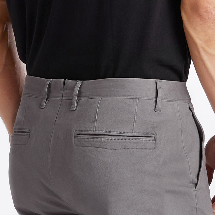 Men wearing Gray Everyday Comfort Slim Chino Pants