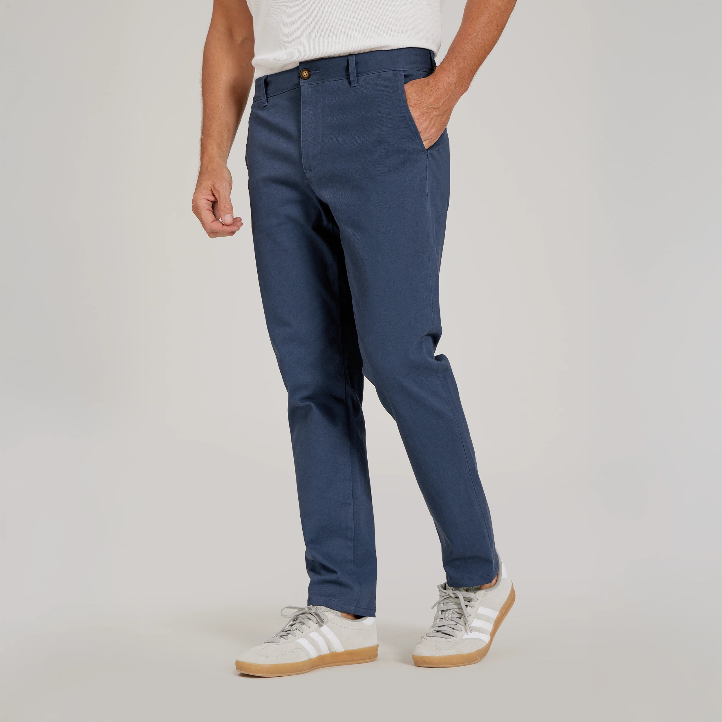 Men wearing Riverside Everyday Comfort Slim Chino Pants
