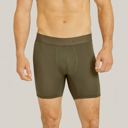 Second Skin Boxer Brief Dark Moss Boxer-Brief underwear