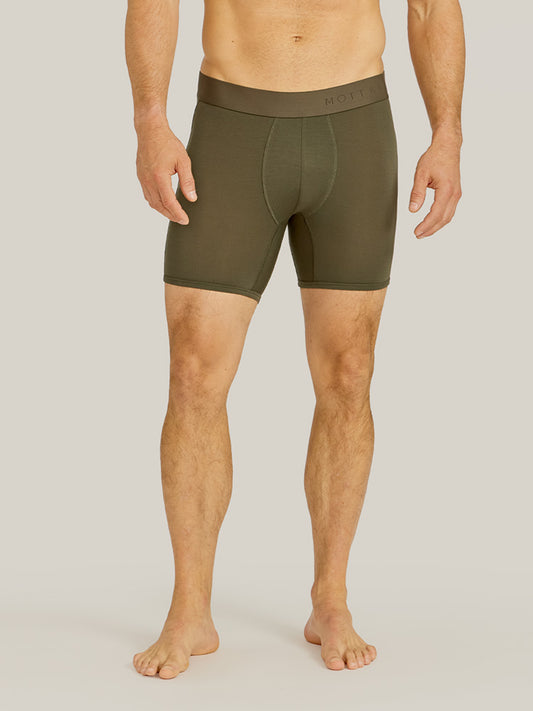 Second Skin Boxer Brief Dark Moss Boxer-Brief underwear