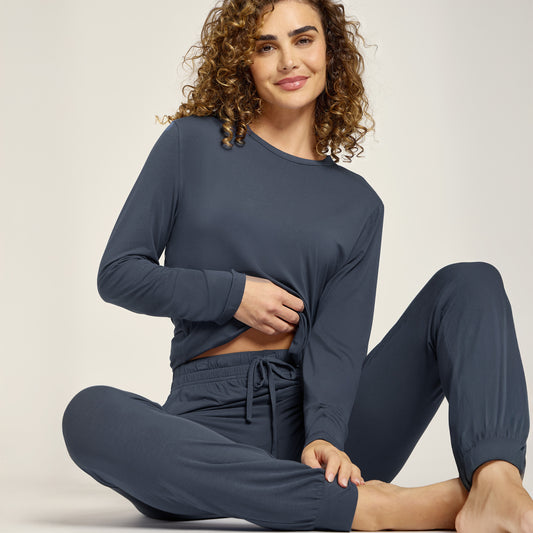 Pajama Pants Graphite Blue Pants pajamas