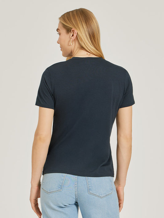 Relaxed Crew Marcy Tee Azul marino Crew tees