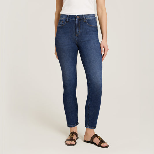 High Rise Mom Ridge Jeans Rinse The Mom Jean jeans