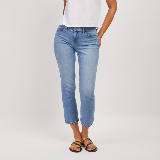 Mid Rise Slim Straight Hubert Jeans Medium Blue Slim Straight jeans