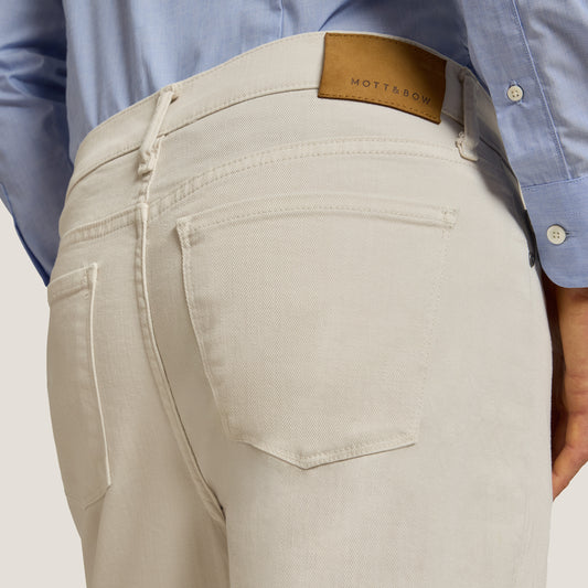 Slim Mercer Jeans Chalk Slim jeans