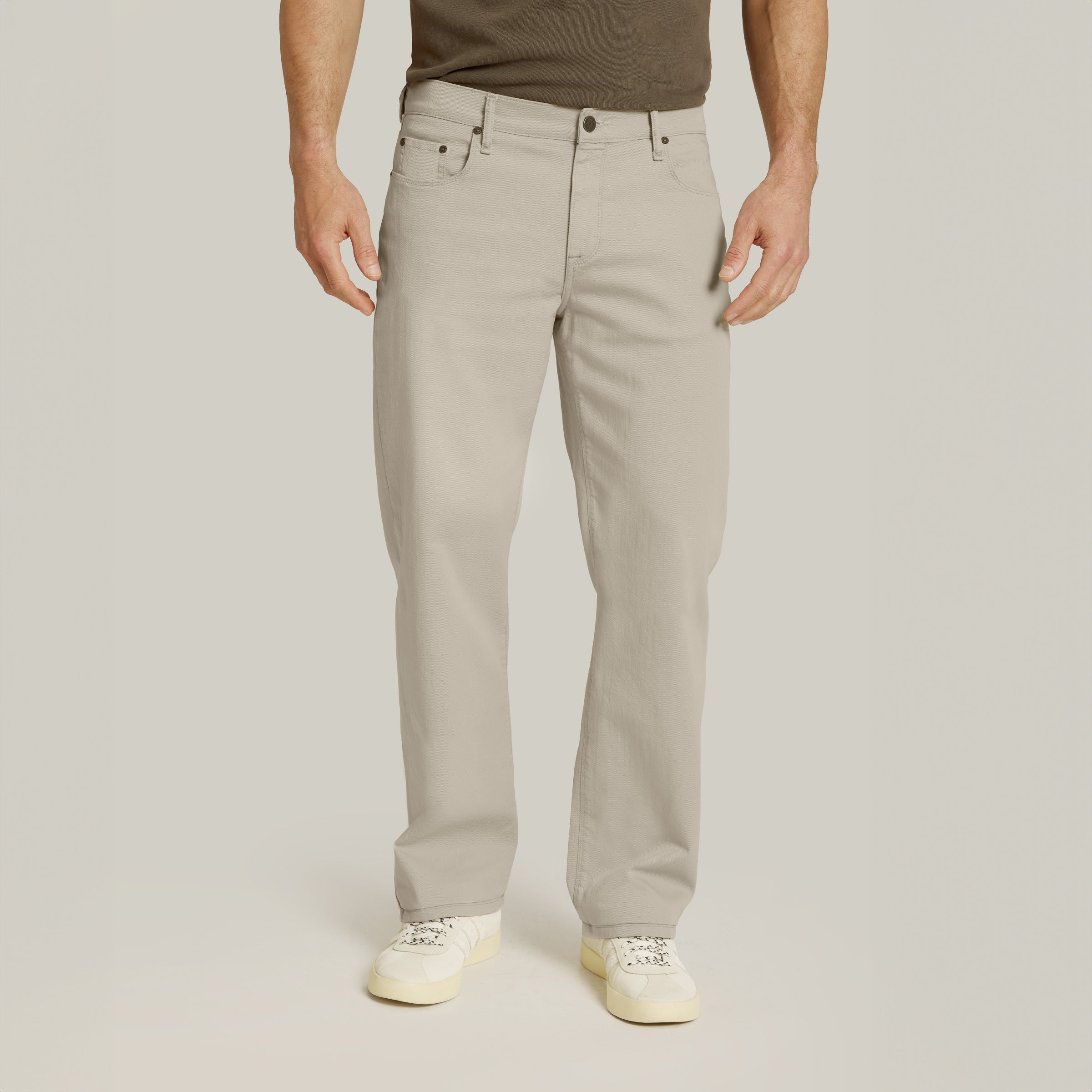 Men wearing Khaki claro Straight Mercer Jeans