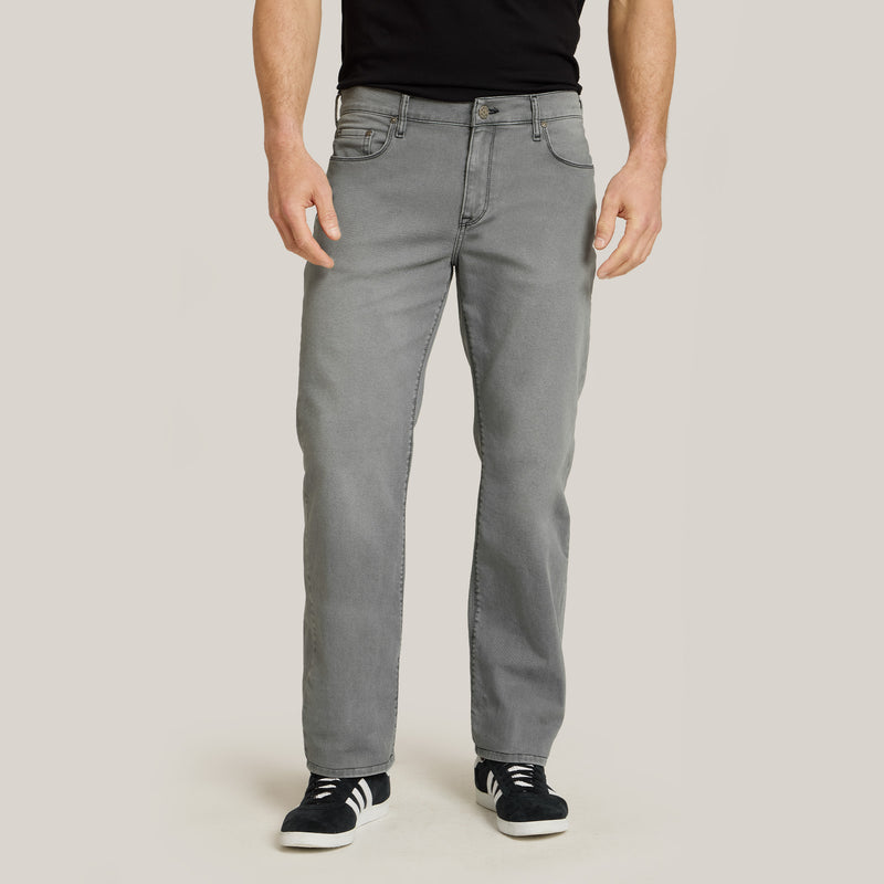 Men wearing Light Gray The Gray Edit Straight jeans