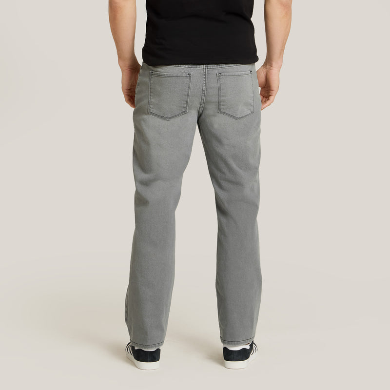 Men wearing Light Gray The Gray Edit Straight jeans