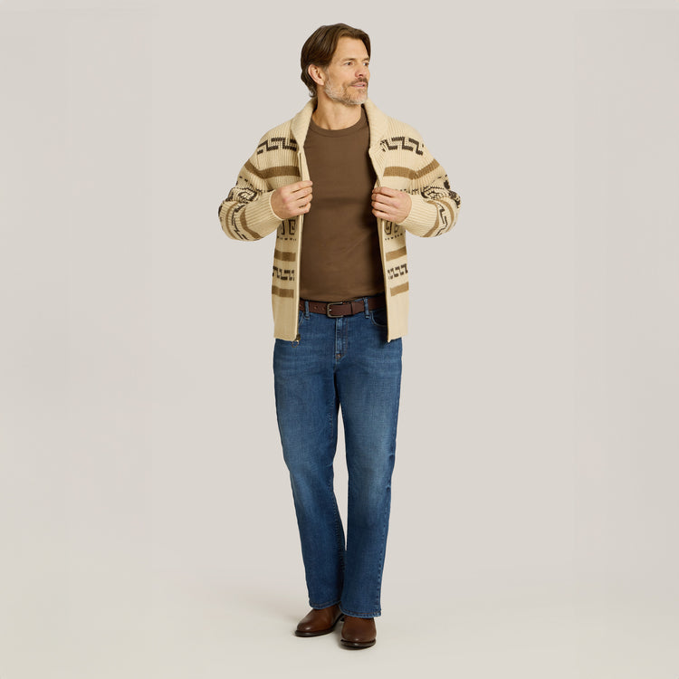 Men wearing Azul medio/claro Straight Wooster Jeans