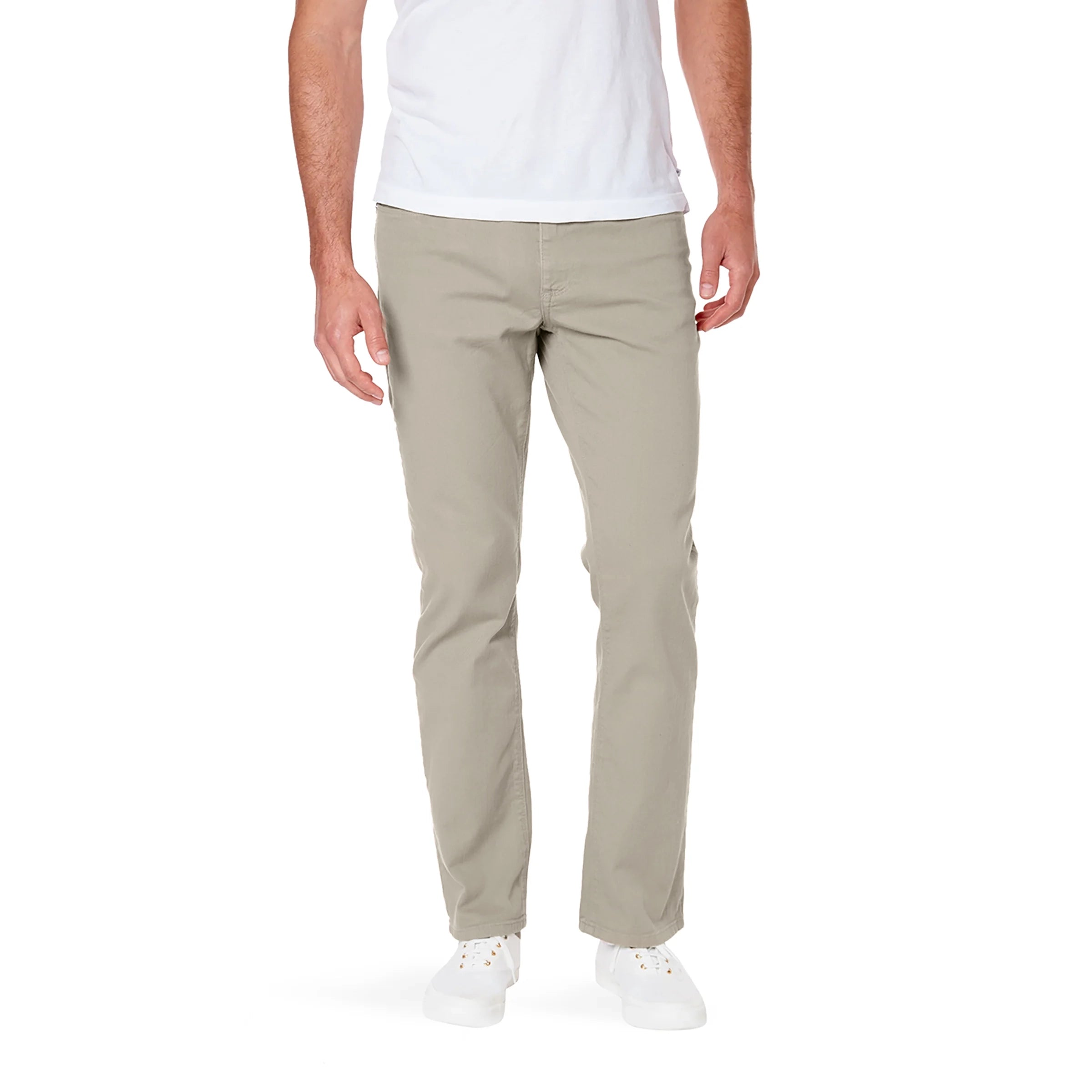 Men wearing Light Khaki Straight Mercer Jeans